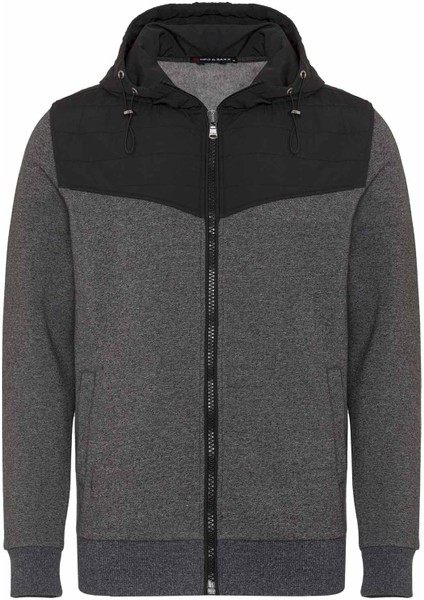 CL535 Kapşonlu Kışlık Erkek Sweatshirt