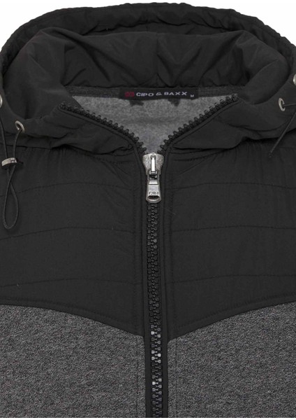 CL535 Kapşonlu Kışlık Erkek Sweatshirt modelleri