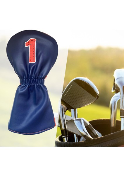 Golf Club Head Kapak Hibrid Kafa Kapağı Kulübü Koruma Golf Aksesuarları Mavi 1 40X20X3 cm (Yurt Dışından) fiyatları