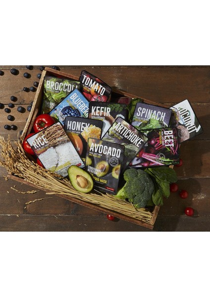 5 ADET Superfood Avokado Yüz Maskesi I Düzenleyici ve Besleyici modelleri