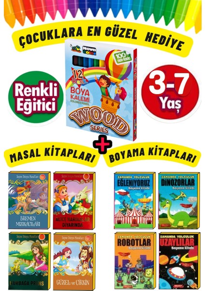2-7 Yaş Eğitici Eğlenceli Set (Ciltli)