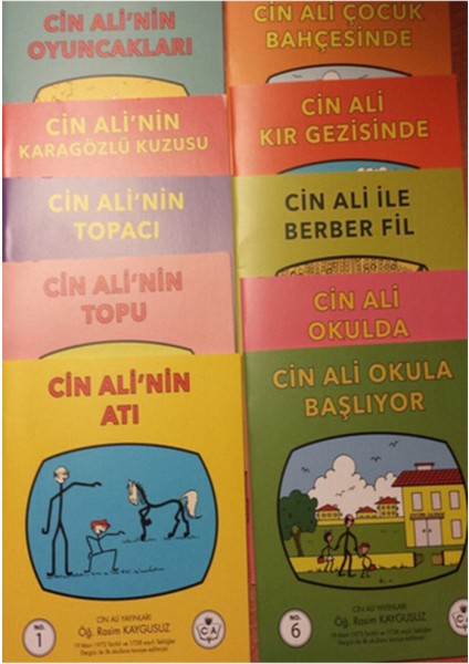 Cin Ali Serisi 10 Kitap (Ciltli)