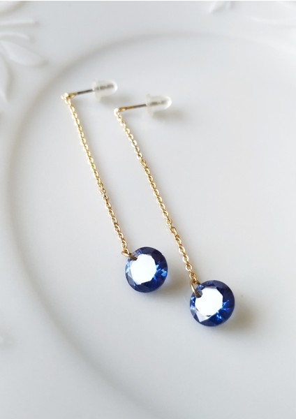 Taşlı Sallantılı Küpe Kadın modelleri