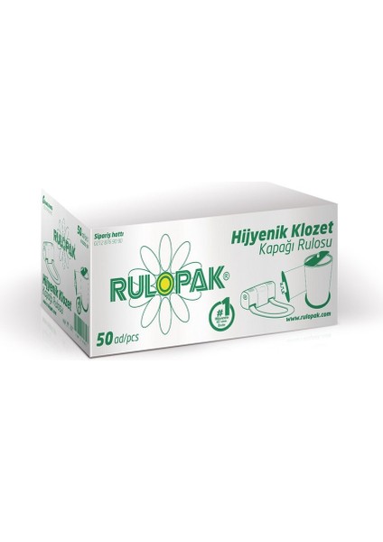 Sensörlü Hijyenik Klozet Kapağı Rulosu 50'li