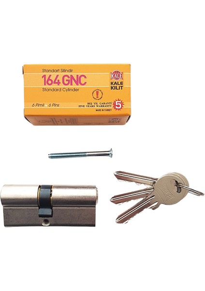 Kale164GNC Standart Silindir-Çelik Pimli-Nikel ( 68mm-26+10+32 )