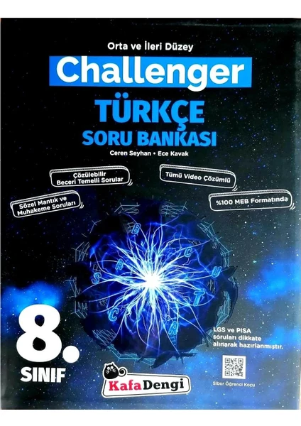 Kafa Dengi Yayınları 8.Sınıf Challenger Türkçe Soru Bankası