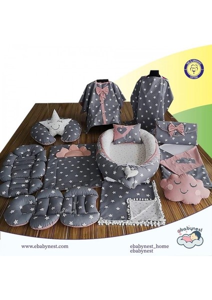 Bigstar Serisi Koyu Gri Pudra 15'li Set