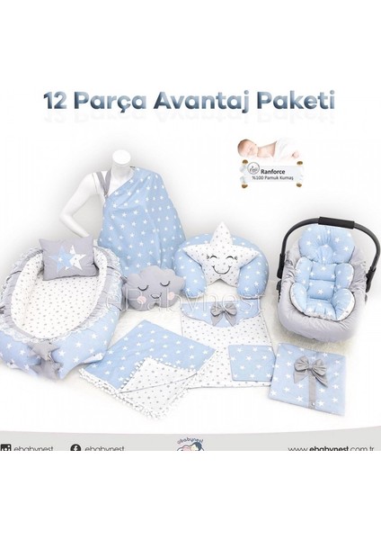 Big Star Serisi Mavi 12'li Set