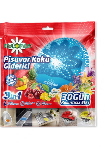 Mini Pisuvar Koku Giderici Tropikal 10 Adet