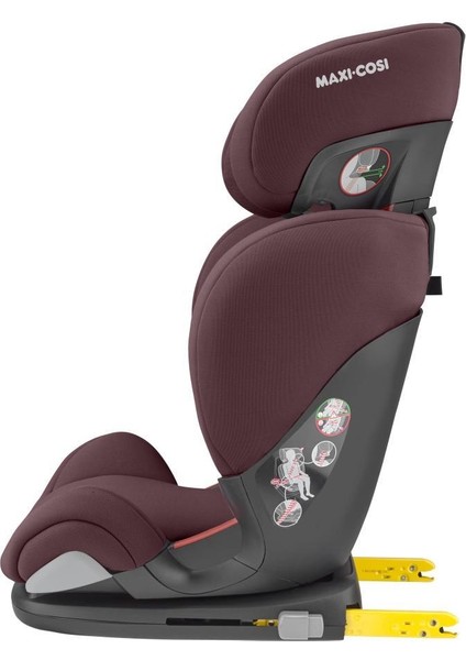 Rodi Fix Air Protect Adac'lı Isofix'li 15-36 kg Çocuk Oto Koltuğu Authentic Red