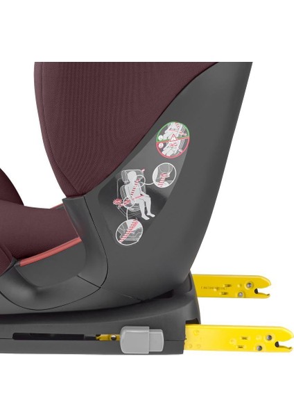 Rodi Fix Air Protect Adac'lı Isofix'li 15-36 kg Çocuk Oto Koltuğu Authentic Red