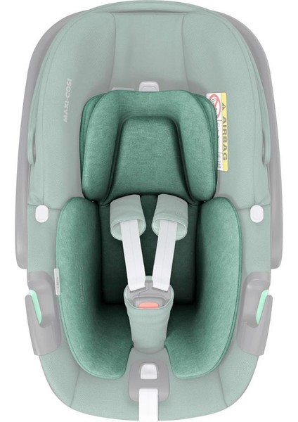 Adac'lı Pebble 360 Derece Dönebilen Yatabilen Bebek Oto Koltuğu ve Ana Kucağı 0-13 kg Essential Green