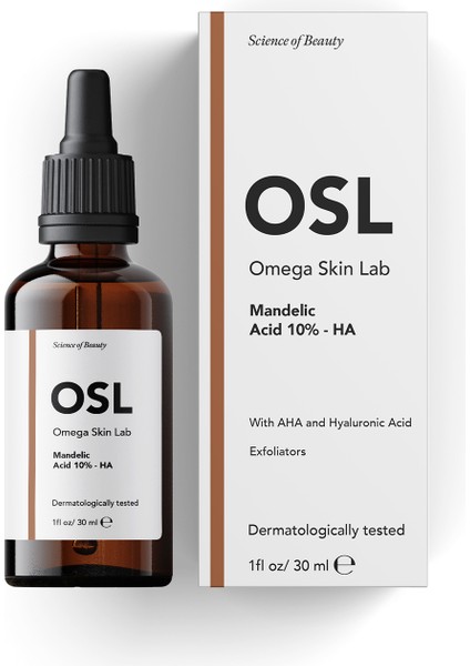 Osl Omegaskinlab Mandelic Ha Serum 30 ml Yağlı - Akneli Ciltler İçin Serumu