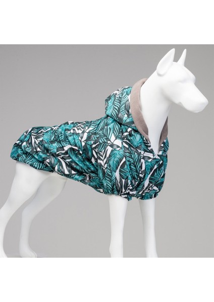 Aqua Black Içi Polarlı Su Geçirmez Köpek Yağmurluğu