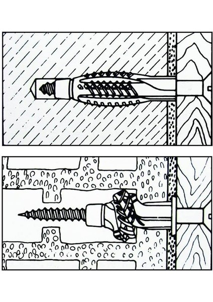 Sese Tox Çok Amaçlı Plastik Dübel 8x51 8mm 100 Adet