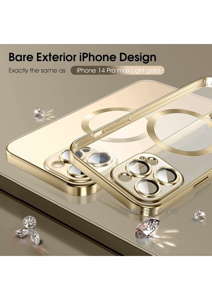 Iphone 14 Pro Max Kılıf Kamera Korur Parmak Izi Bırakmaz Çizilmez Kablosuz Şarj Magsafe