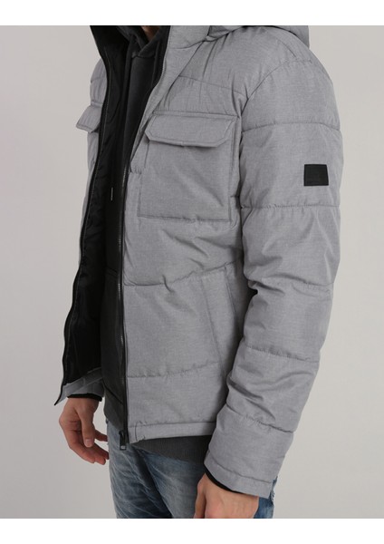 Jjbrady Puffer Sn Gri Erkek Mont 12212233-Light