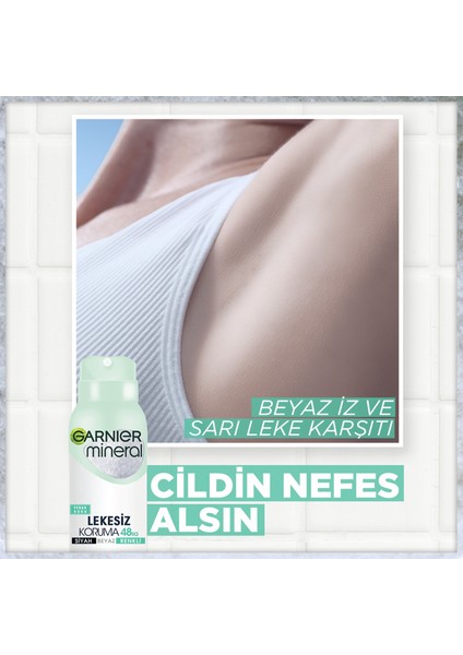 3'lü Garnier Mineral Lekesiz Koruma Deodorant Seti