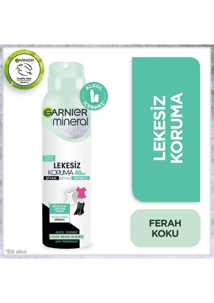 5'li Garnier Mineral Lekesiz Koruma Deodorant Seti