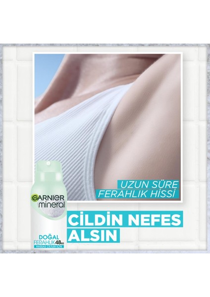 3'lü Garnier Mineral Doğal Ferahlık Deodorant Seti indirimleri
