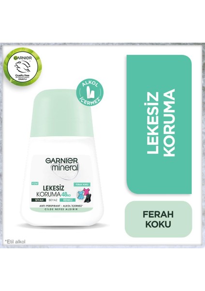 4'lü Garnier Mineral Lekesiz Koruma Roll-On Seti