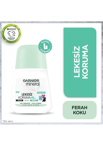 4'lü Garnier Mineral Lekesiz Koruma Roll-On Seti