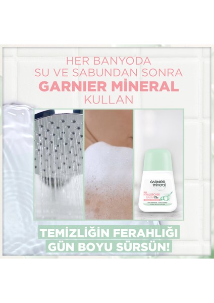 3'lü Garnier Mineral Hyaluronik Bakım Roll-On Seti