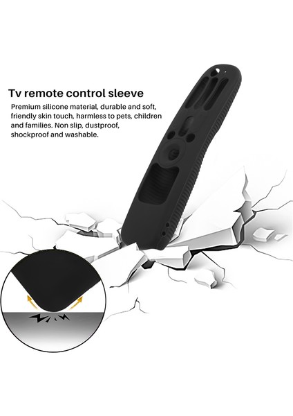 Silikon Kılıf Lg AN-MR21GC MR21N/21GA Uzaktan Kumanda Koruyucu Kapak Lg OLED Tv Uzaktan An MR21GA (Siyah) (Yurt Dışından)