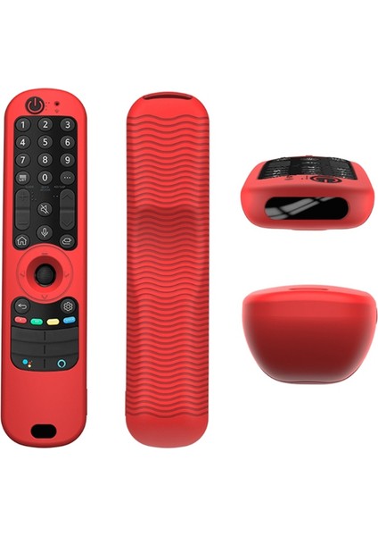Lg Smart Tv Için Yumuşak Silikon Koruyucu Uzaktan Kumanda Kapakları AN-MR21GC / MR21N / MR21GA(KIRMIZI) (Yurt Dışından)