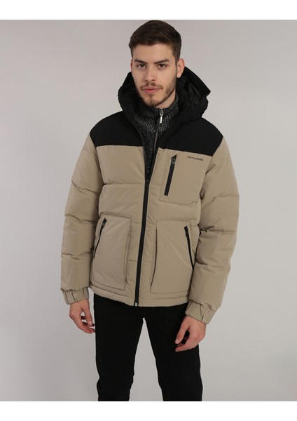 Kapüsonlu Fermuarli Puffer Mont- Otto