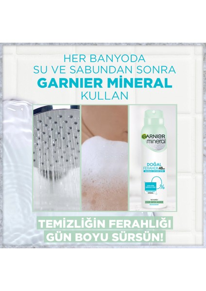 2'li Garnier Mineral Doğal Ferahlık Deodorant Seti