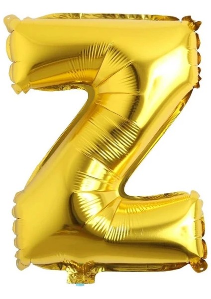 Z Harfi Gold Folyo Balon