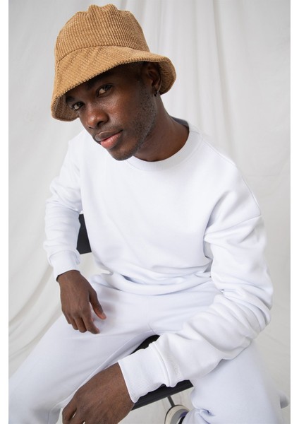 Erkek Vibe Oversize Beyaz Sweatshirt fiyatları