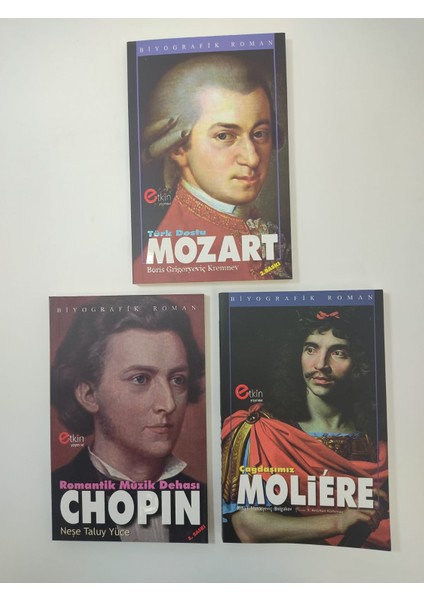 MOZART-CHOPİN-MOLİERE 3'LÜ SET