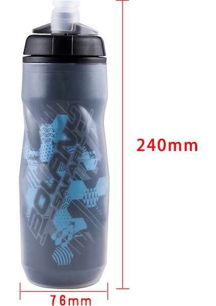 Spor Bisiklet Açık Bisiklet Büyük Kapasiteli Termal Su Isıtıcısı 610 ml (Yurt Dışından)