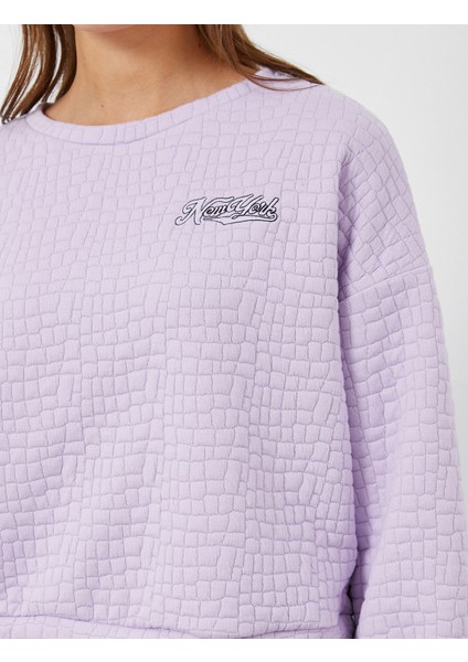 Uzun Kollu Pijama Üstü Baskılı Dokulu indirimleri