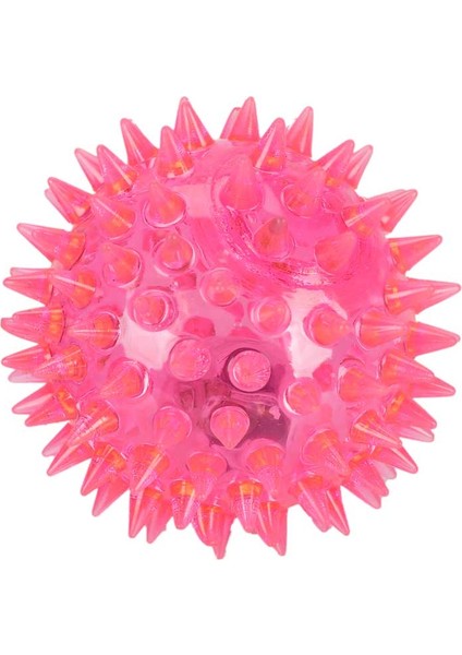 Işıklı Dikenli Spikey Top - Açık Pembe