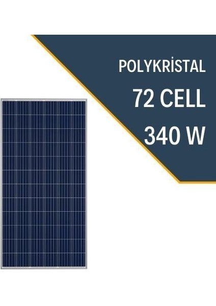 340W Watt Polykrıstal Güneş Paneli