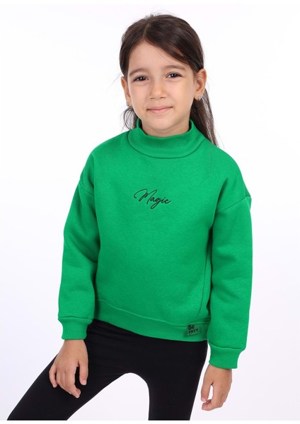 Toontoy Kız Çocuk Nakışlı Sweatshirt