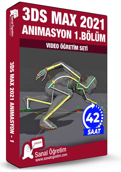 3ds Max 2021 Animasyon 1.bölüm Video Ders Eğitim Seti