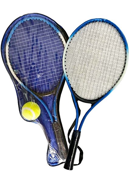 Çocuk Tenis Raketi Seti 21 Inç 2 Raket 1 Top Çantalı Set