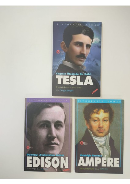 TESLA-EDİSON-AMPERE 3'LÜ SET