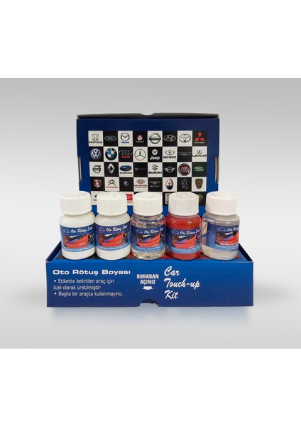 Ral 8014 Sepya Çizik Giderici Oto Rötuş Seti modelleri
