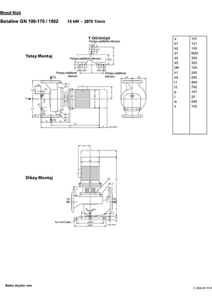 Betaline 100-170