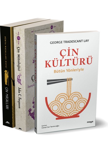 Maya Çin Seti - 3 Kitap Takım - George Tradescant Lay