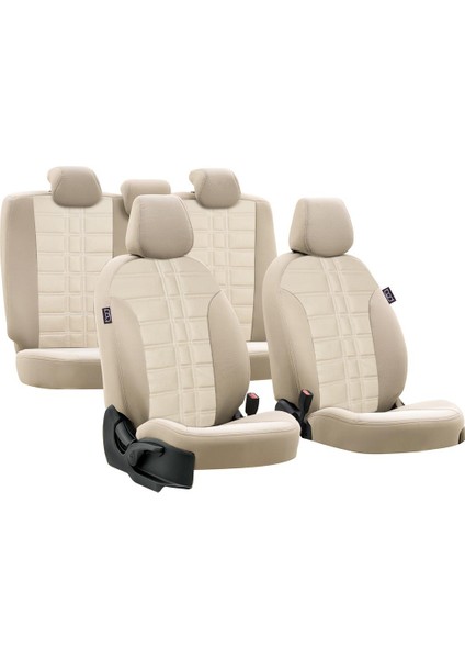 Volkswagen Golf 8 Araca Özel Oto Koltuk Kılıfı Alinda 2020-SONRASI