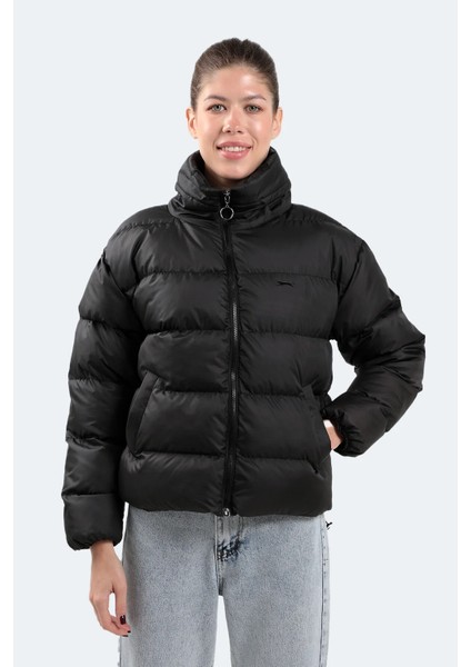 Siyah Baıley I Şişme Kadın Mont & Kaban