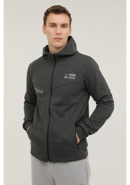 M-Hunter Reflectıve Full Gri Erkek Eşofman Üstü