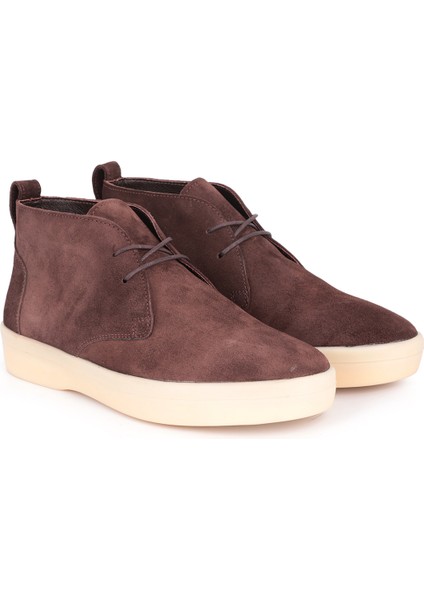 L4385 Süet Deri Erkek Bot Kahve modelleri
