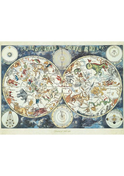 Puzzle, Map Of Beasts, 1500 Parça